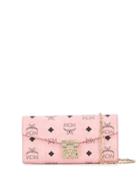 Mcm Patricia Chain Wallet - Pink