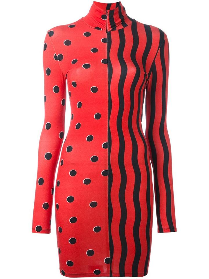 House Of Holland Multi Print Collared Dress