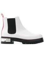 Alexander Mcqueen Elasticated Side Panel Boots - White