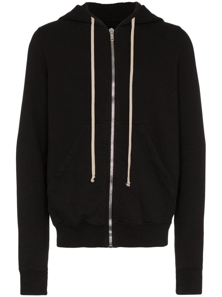 Rick Owens Drkshdw Jason Long Sleeve Cotton Hoodie - Black