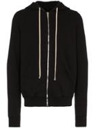 Rick Owens Drkshdw Jason Long Sleeve Cotton Hoodie - Black