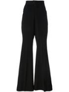 Yohji Yamamoto Vintage Flared Trousers, Size: 2, Black