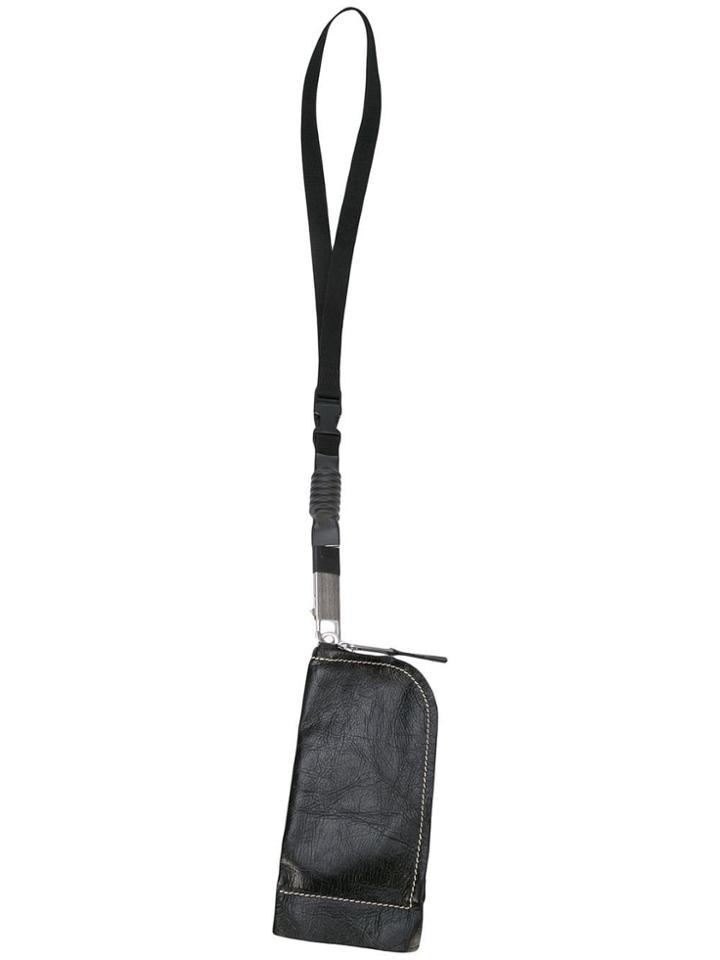 Rick Owens Hand Strap Wallet - Black