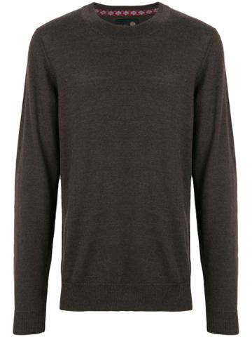 Wolsey Crew Neck Jumper - Brown