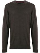 Wolsey Crew Neck Jumper - Brown