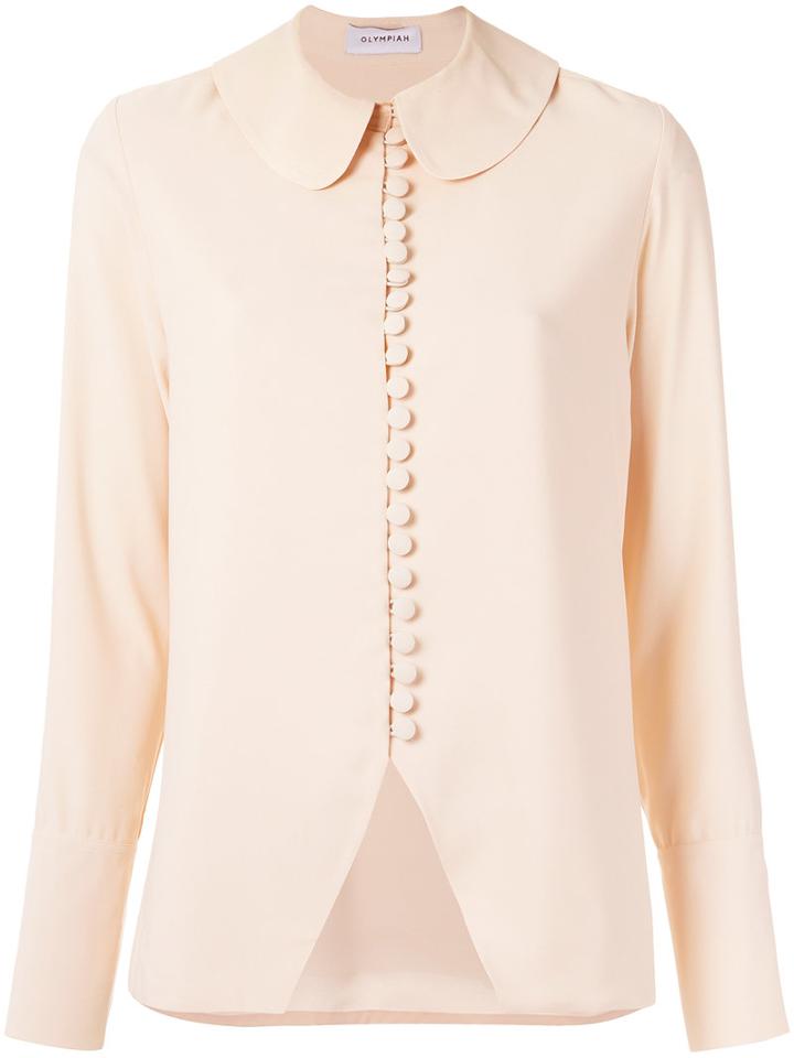 Olympiah - Long Sleeves Shirt - Women - Polyester - 40, Nude/neutrals, Polyester