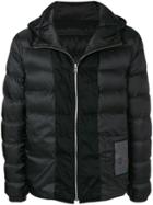 Ten C Hooded Padded Jacket - Black