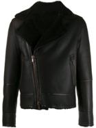 Tagliatore Zip-up Shearling Jacket - Brown
