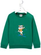 Karl Lagerfeld Kids Skiing Choupette Sweatshirt, Girl's, Size: 8 Yrs, Green