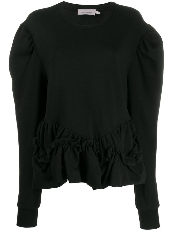 Preen By Thornton Bregazzi Melanie Organic Cotton Sweatshirt - Black