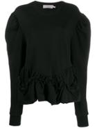 Preen By Thornton Bregazzi Melanie Organic Cotton Sweatshirt - Black