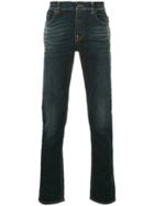 Nudie Jeans Co Grim Tim Slim-fit Jeans - Blue