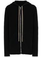 Rick Owens Black Felted Yak Hoody