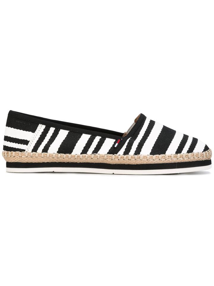 Tommy Hilfiger Striped Espadrilles - Black