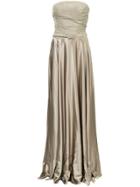 Ralph Lauren Collection Long Belted Dress - Grey