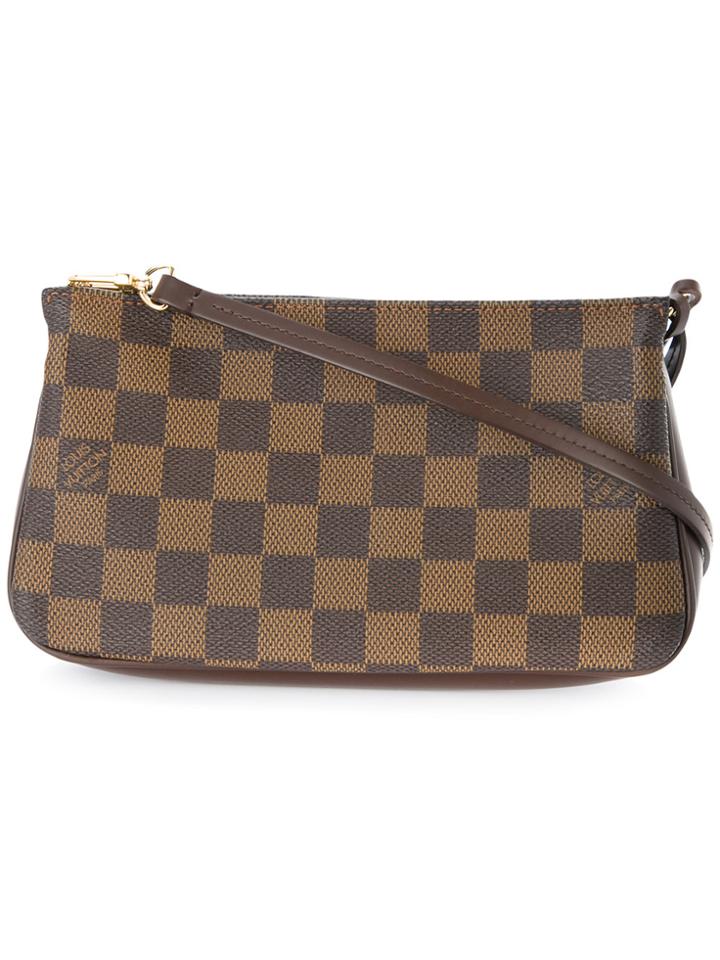 Louis Vuitton Vintage Navona Pouch Bag - Brown