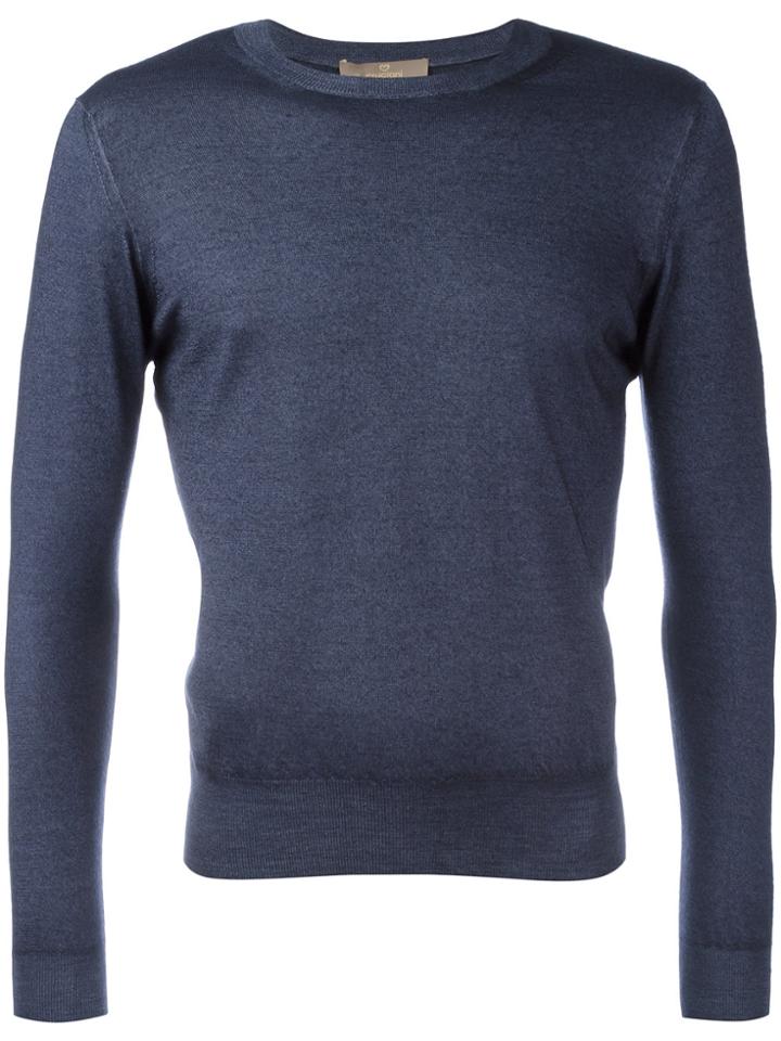 Cruciani Knitted Sweater - Blue
