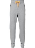 Moncler X Off-white Contrast Drawstring Trackpants - Grey