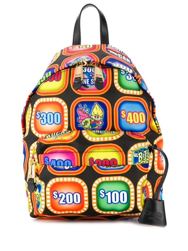 Moschino Fantasy Print Backpack - Black