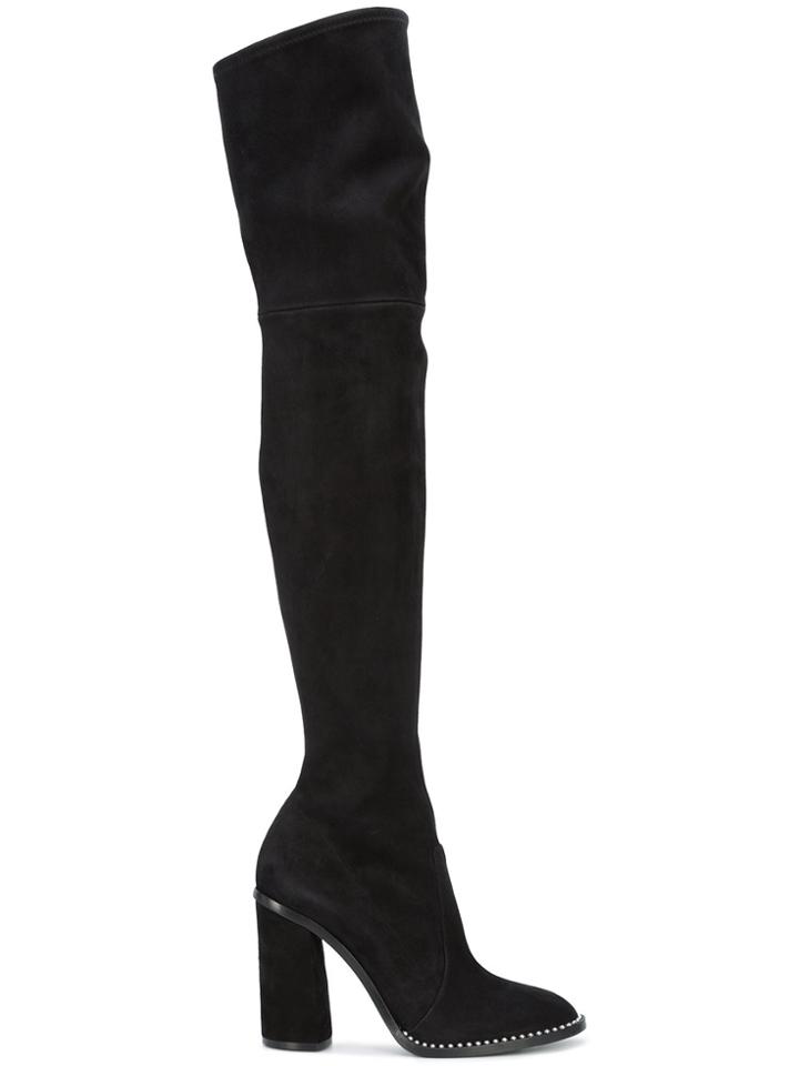 Casadei Thigh High Boots - Black