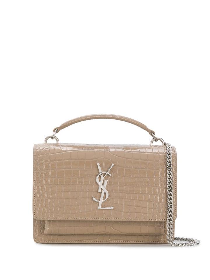 Saint Laurent Sunset Top Handle Tote - Neutrals