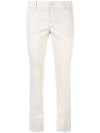 Gucci Slim Flared Trousers, Women's, Size: 40, Nude/neutrals, Wool/viscose/spandex/elastane/silk