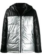 Karl Lagerfeld Puffer Bomber Jacket - Black