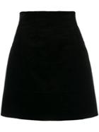 Nº21 Corduroy Effect Short Skirt - Black