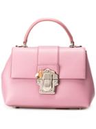 Dolce & Gabbana Lucia Tote, Pink/purple, Leather/brass