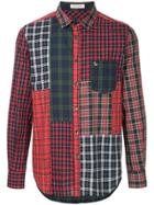 Education From Youngmachines Patchwork Plaid Shirt - Multicolour