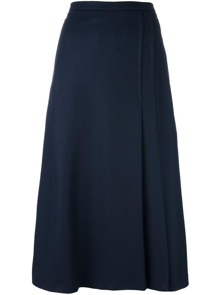 Odeeh Side Pleat Midi Skirt
