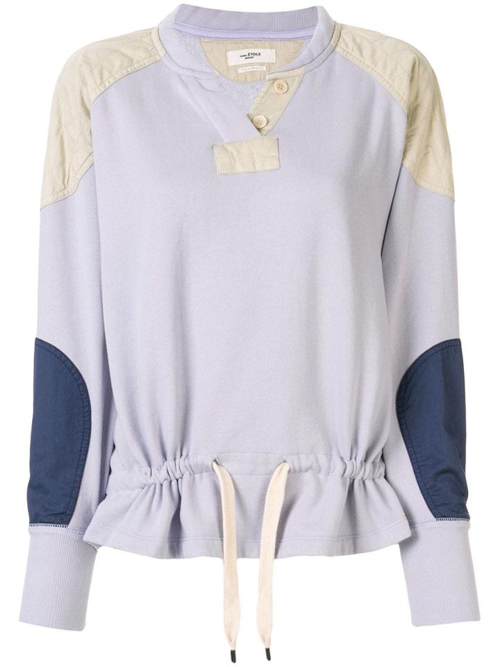 Isabel Marant Étoile Colour Block Jumper - Purple