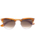 Persol - Butterfly Frame Sunglasses - Unisex - Acetate/metal - 51, Yellow/orange, Acetate/metal