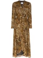 Nanushka Kemper Twist Front Dress - Brown