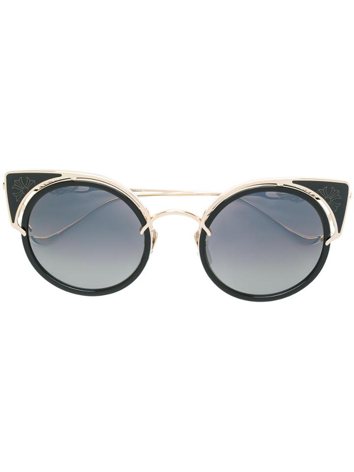 Chrome Hearts Cat-eye Frame Sunglasses - Black