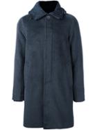 Emporio Armani Button Down Hooded Coat