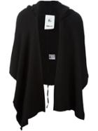 Lost & Found Rooms Hooded Poncho, Adult Unisex, Size: Medium, Black, Cotton