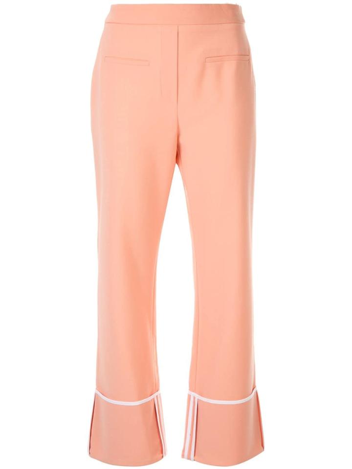 Ellery Straight Leg Cropped Trousers - Pink
