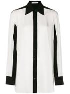 Givenchy Contrast Long-sleeve Blouse - White