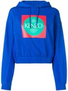 Kenzo Logo Hooded Sweatshirt - Blue