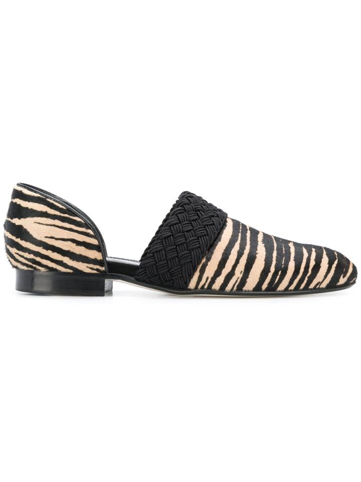 Loewe Tiger Print Pumps - Black