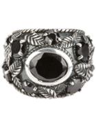 Ugo Cacciatori Embellished Ring, Women's, Metallic