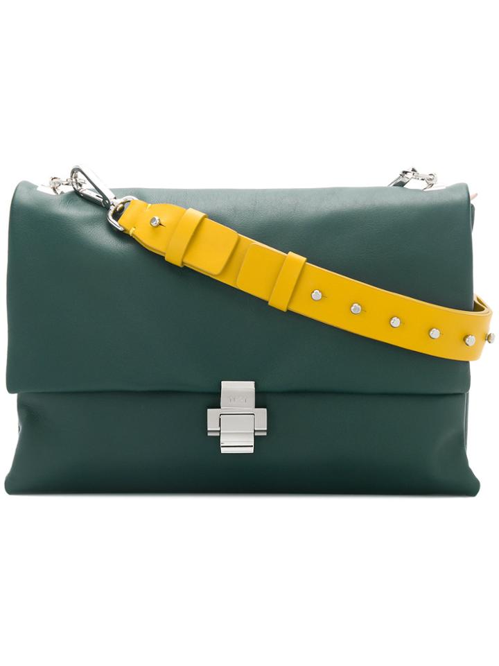 No21 Flap Shoulder Bag - Green