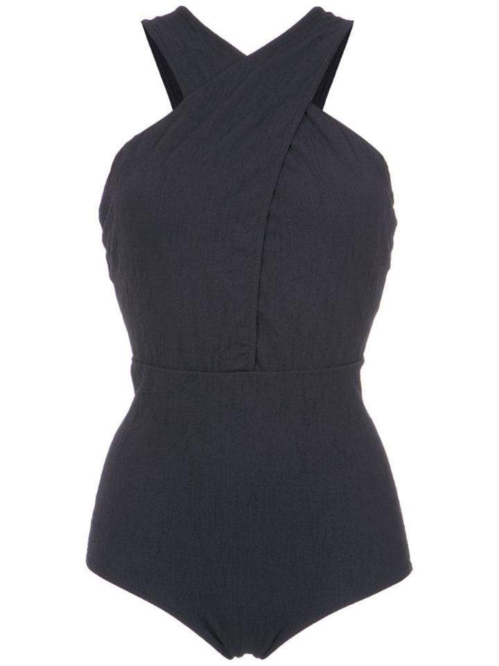 Adriana Degreas Jacquard Swimsuit - Preto