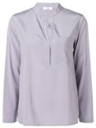 Peserico Open Collar Shirt - Purple