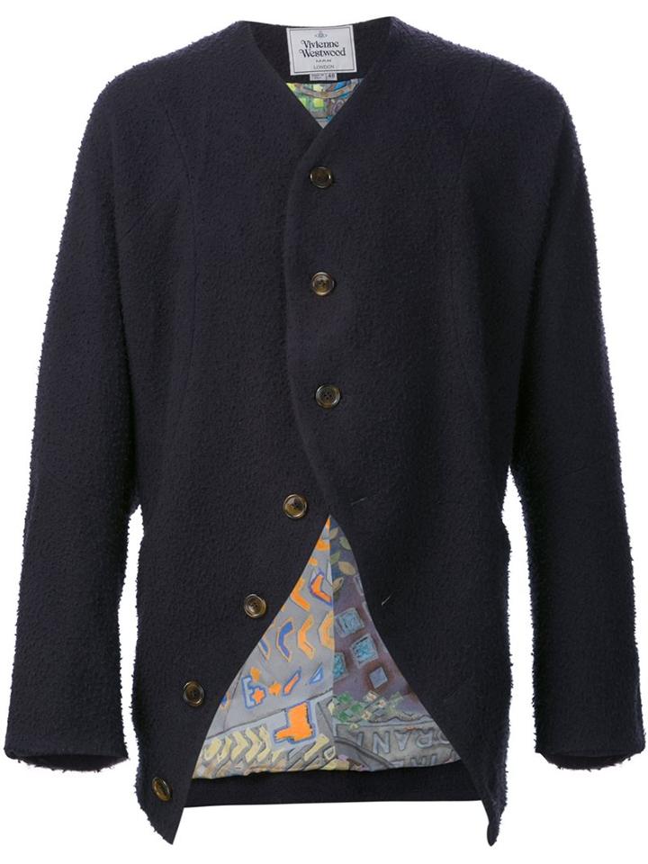 Vivienne Westwood 'sport Jacket' Cardigan, Men's, Size: 50, Black, Viscose/wool