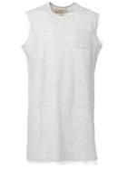 Wooster + Lardini Front Pocket Tank Top - Grey