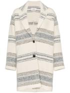 Isabel Marant Étoile Dante Stripe Knit Cardigan - Neutrals