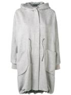 Fabiana Filippi Fur Lined Hooded Parka - Grey