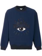 Kenzo Embroidered Eye Sweatshirt - Blue